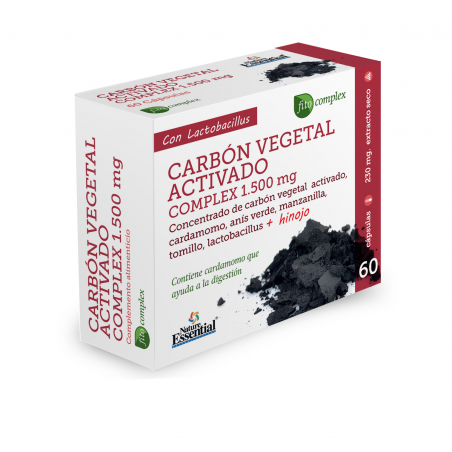 Carbon vegetal activado complex 60cap nature essen