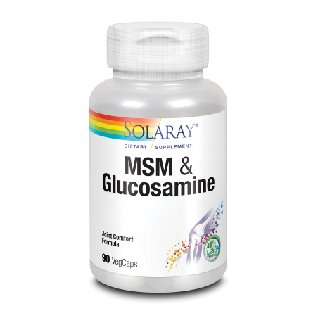 Msm glucosamina 90cap solaray