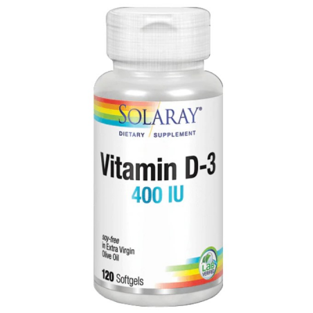 Vitamina d3 400iu 120 solaray