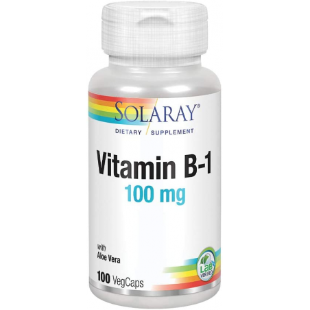 Vitamina b1 100cap 100mg solaray