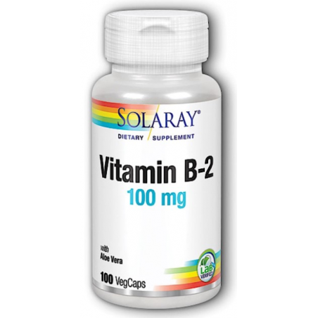 Vitamina b2 100cap 100mg solaray