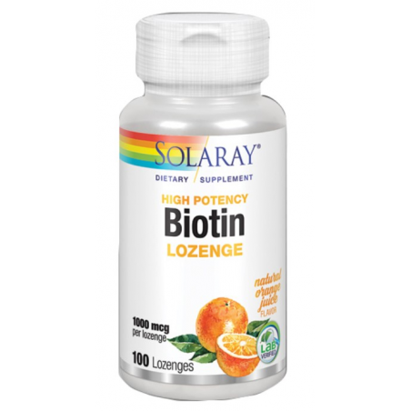 Biotin 100caps 1000mcg solaray
