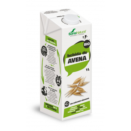 Bebida avena fibra 1l soria