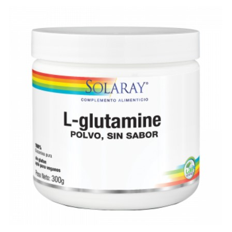 L-glutamina polvo 300gr solaray