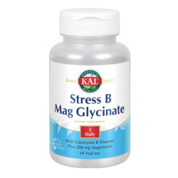 Stress b magnesio glycinate 60caps kal solaray