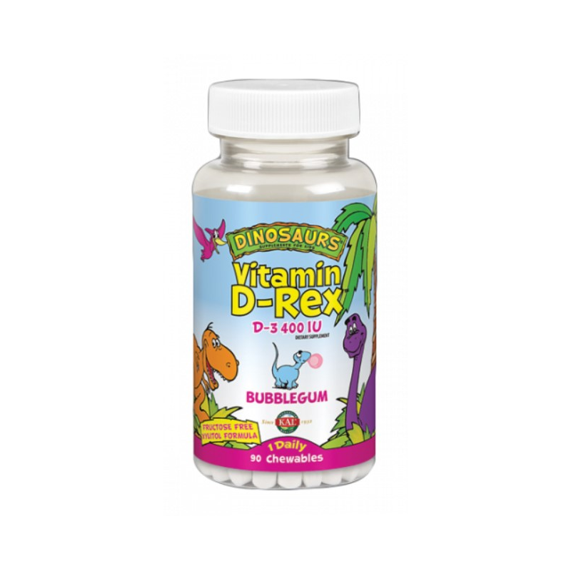 Vitamina d3 infantil rex 90comp masticab  solaray