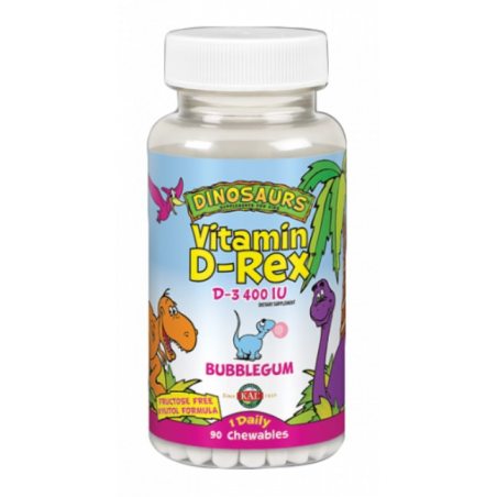 Vitamina d3 infantil rex 90comp masticab  solaray