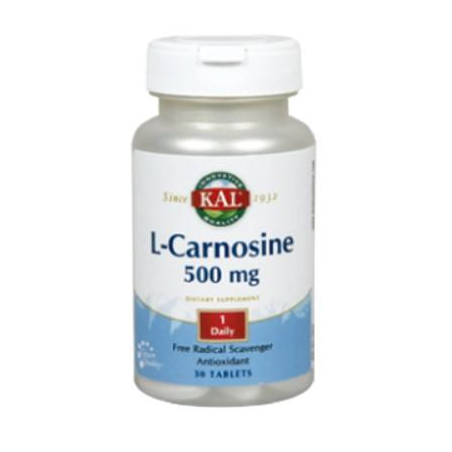 L-carnosine 500mg 30tblt kal solaray