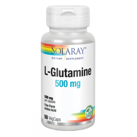 L-glutamina 500mg 50c solaray