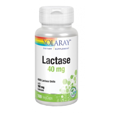 Lactase 40mg 100cap veget solaray