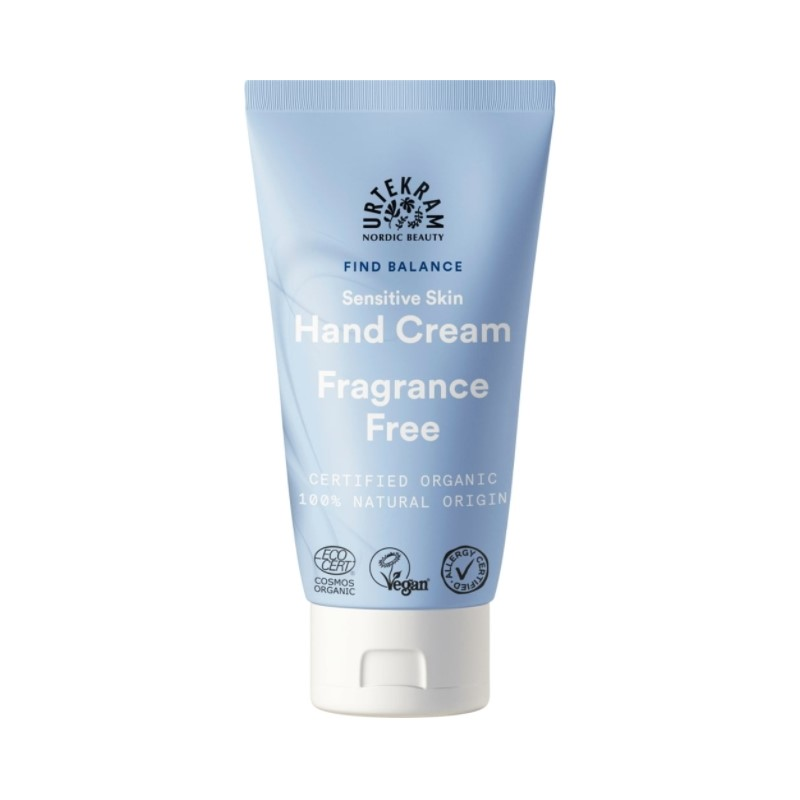Crema manos sin perfume 75ml urtekram ecocert