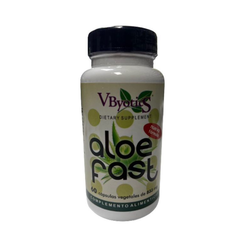 Aloe fast lax 60caps vbyotics