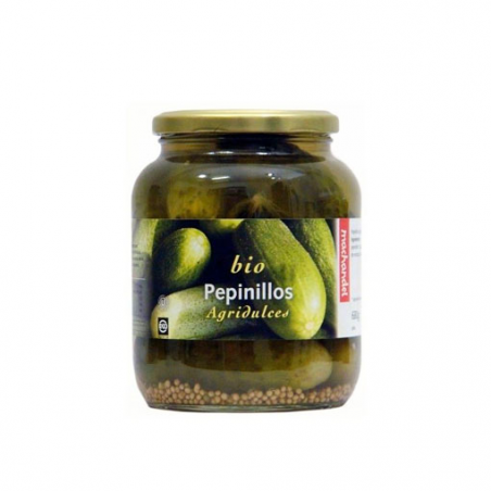 Pepinillos agridulces bio machandel 350g