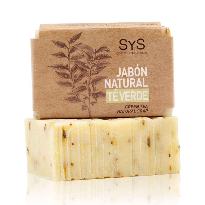Jabon te verde natural pastilla 100g sys