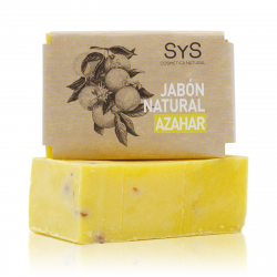 Jabon azahar natural pastilla 100g sys