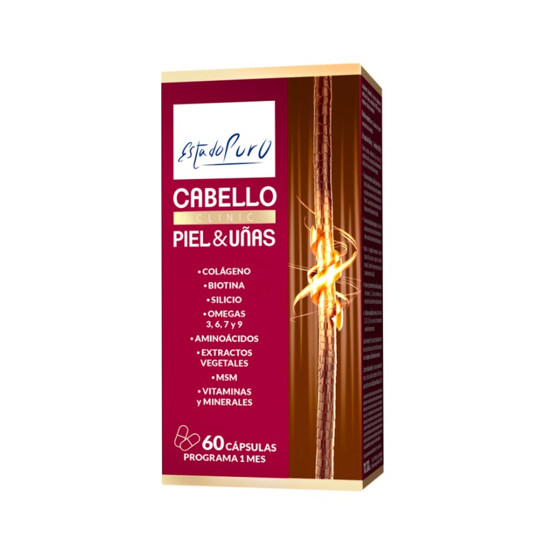 Cabello piel uñas 60cap estado puro tongil