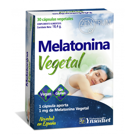 Melatonina vegetal 30cap zentrum ynsadiet