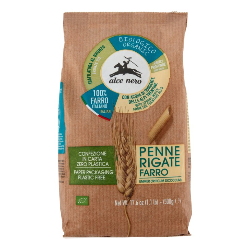 Penne espelta 500g bio alce nero