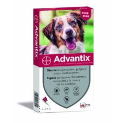 Advantix 10kg hasta 25kg