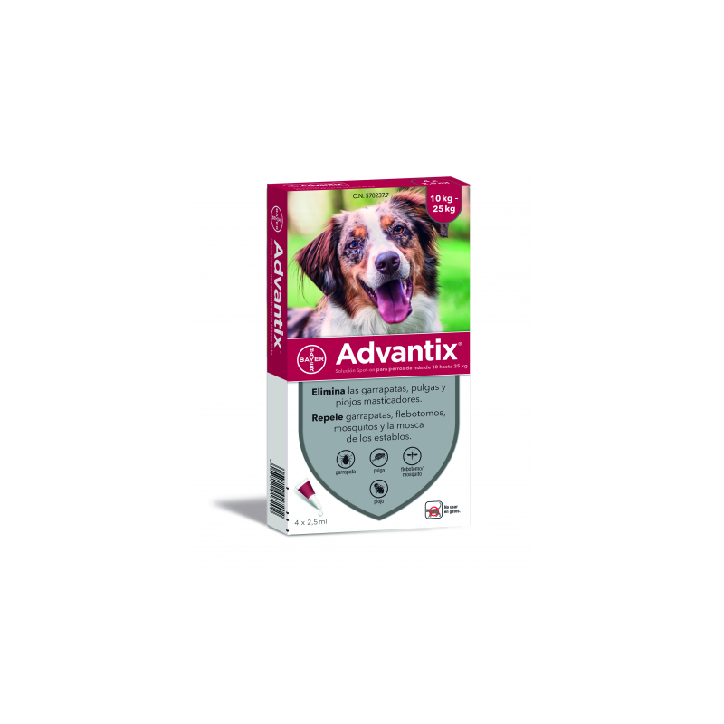 Advantix 10kg hasta 25kg