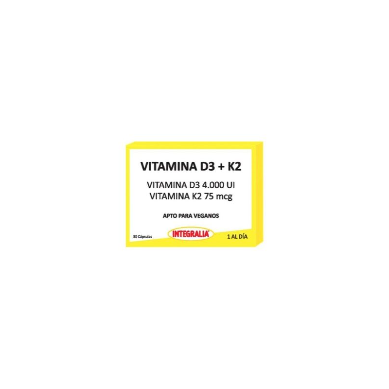 Vitamina d3+k2 30cap integralia