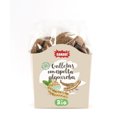 Galletas espelta y algarroba bio 200gr sanavi