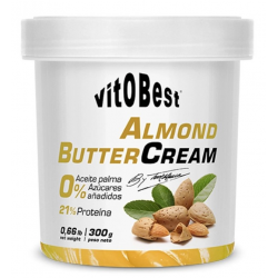 Crema almendra con edulcorantes 300g vitobest
