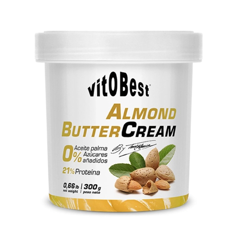 Crema almendra con edulcorantes 300g vitobest