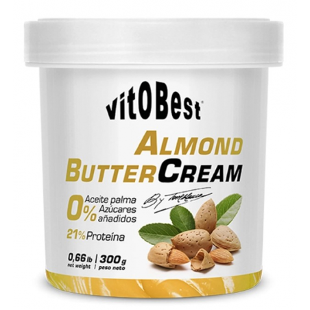 Crema almendra con edulcorantes 300g vitobest