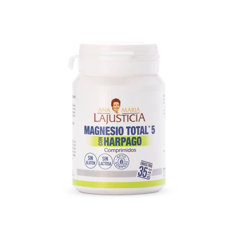 Magnesio total 5 harpago 70comprimidos.