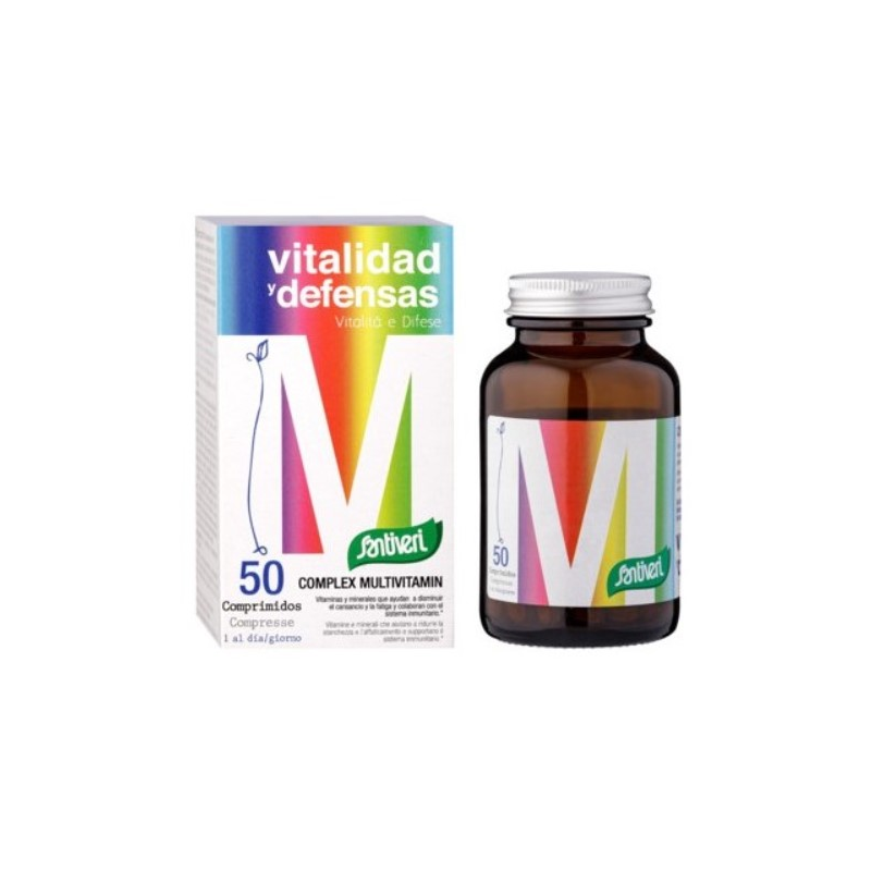 Complex multivitamin vitalidad defensas 50c santiv
