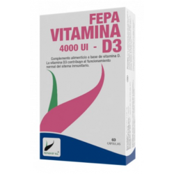 Fepa vitamina d3 4000ui 60cap fepadiet
