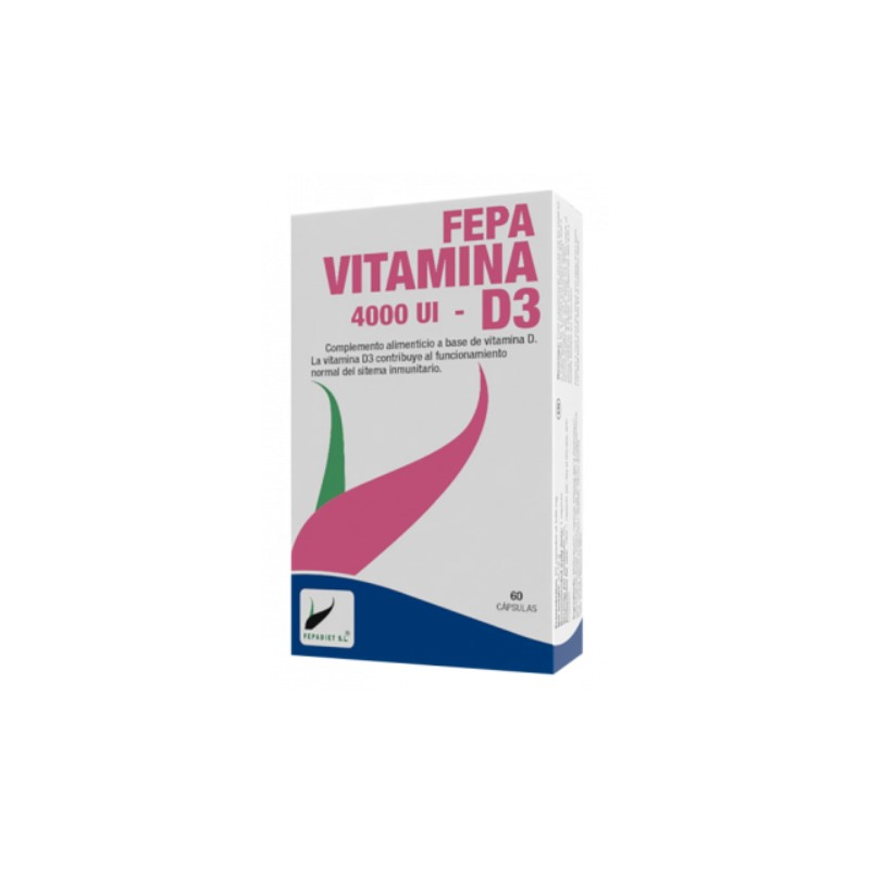 Fepa vitamina d3 4000ui 60cap fepadiet