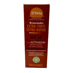 Bronceador  extra forte rapido spf20 100ml dhila