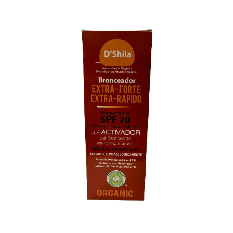 Bronceador  extra forte rapido spf20 100ml dhila