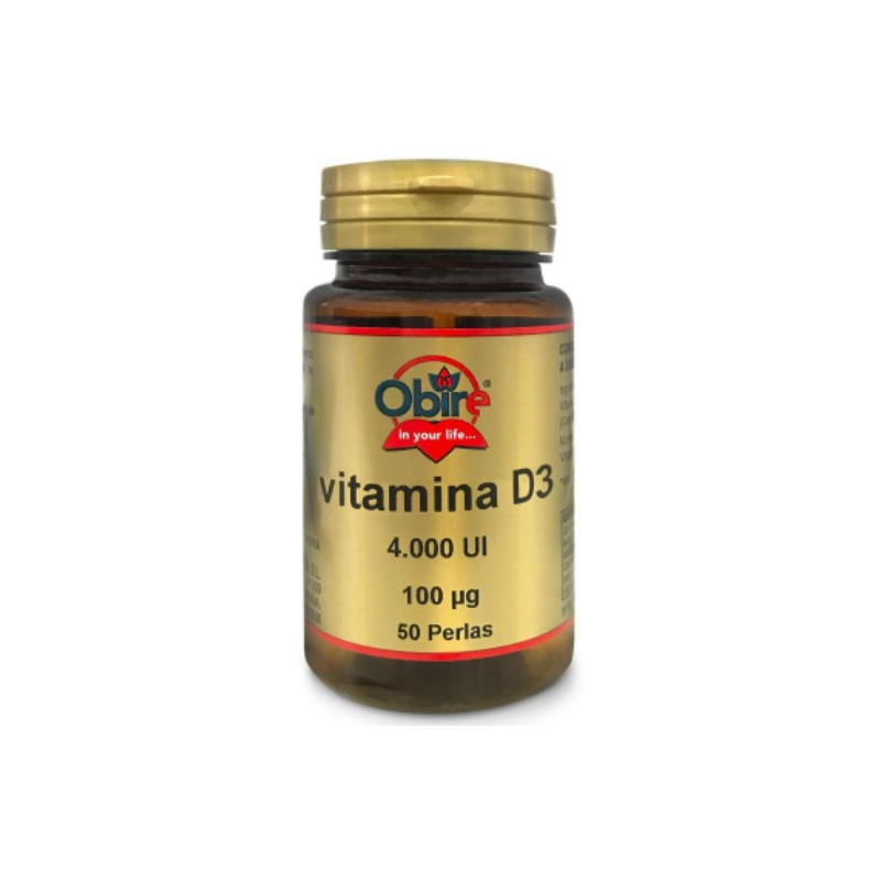 Vitamina d3 100mcg 4000ui 50 perlas obire