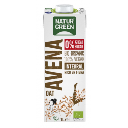 Bebida avena integral naturgreen 1l bio
