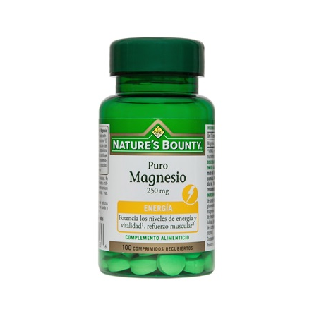 Magnesio 250mg 100comp natures bounty