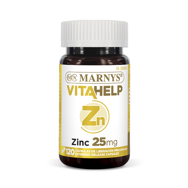 Zinc 120capsulas 25mg vitahelp marnys