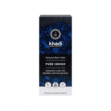 Tinte khadi indigo nat.100% negro rueda nat.