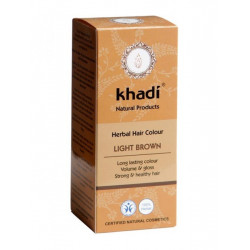 Tinte khadi castaño claro 100g