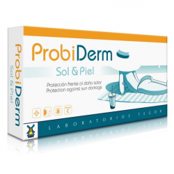 Probiderm sol y piel 40cap tegor