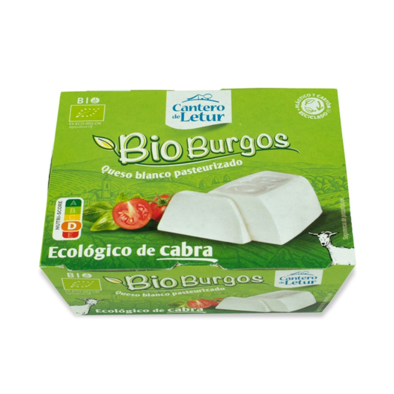 Queso burgos de cabra bio 2x100g cantero de letur