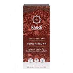 Tinte khadi castaño medio 100g