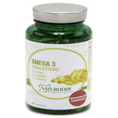 Omega 3 trigliceridos 60 capsulas naturlider