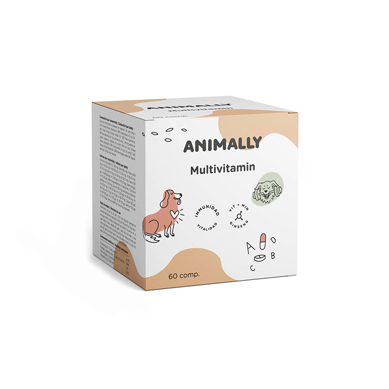 Multivitamin 60 unid perros y gatos animally