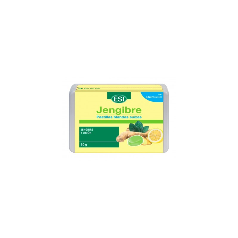Pastillas blandas suizas jengibre limon 50g esi