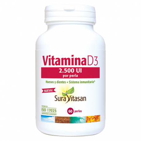 Vitamina d3 2500ui 60p sura vitasan