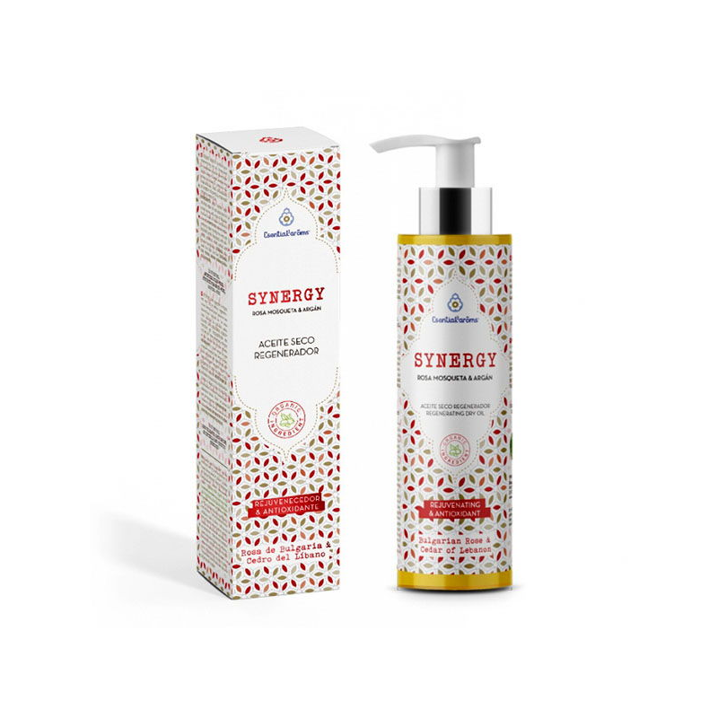 Aceite seco synergy regenerador bio 125ml+manopla