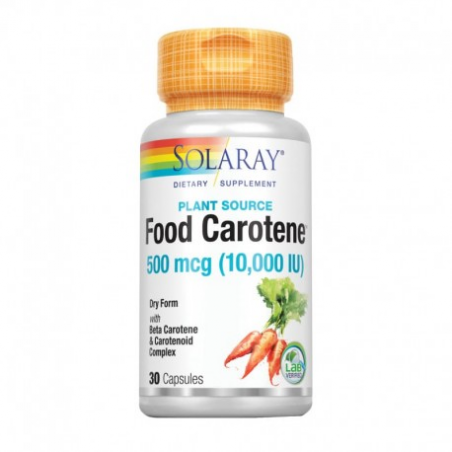Food carotene 500mcg 30cap solaray